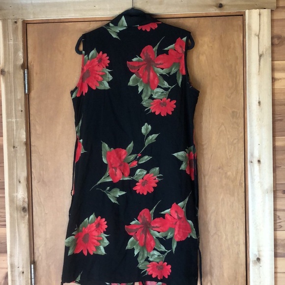 Caribou sleeveless button down floral dress - Picture 6 of 6